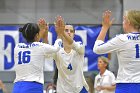 Volleyball vs MHC  Wheaton Women's Volleyball vs Mount Holyoke College. - Photo by Keith Nordstrom : Wheaton, Volleyball